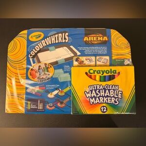 Crayola Colourwhirls Arena Drawing and Coloring Kit NEW & SEALED